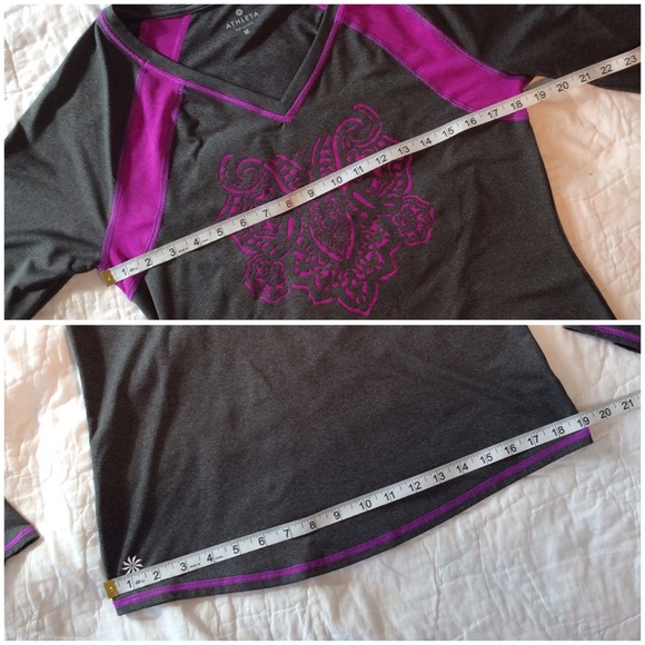 Athleta Tenacity Long Sleeve Top Medium - Picture 3 of 8